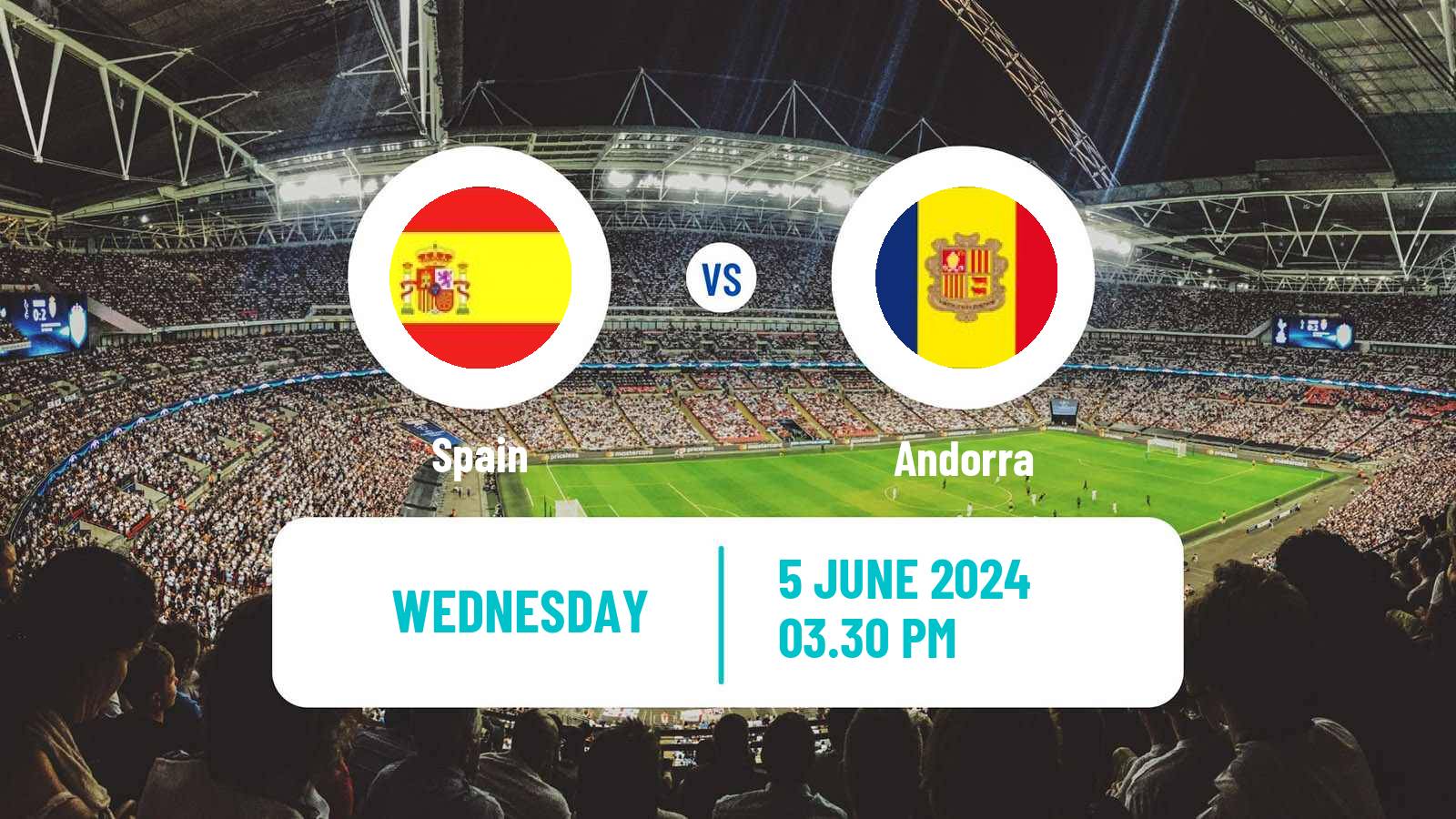 Soccer Friendly Spain - Andorra