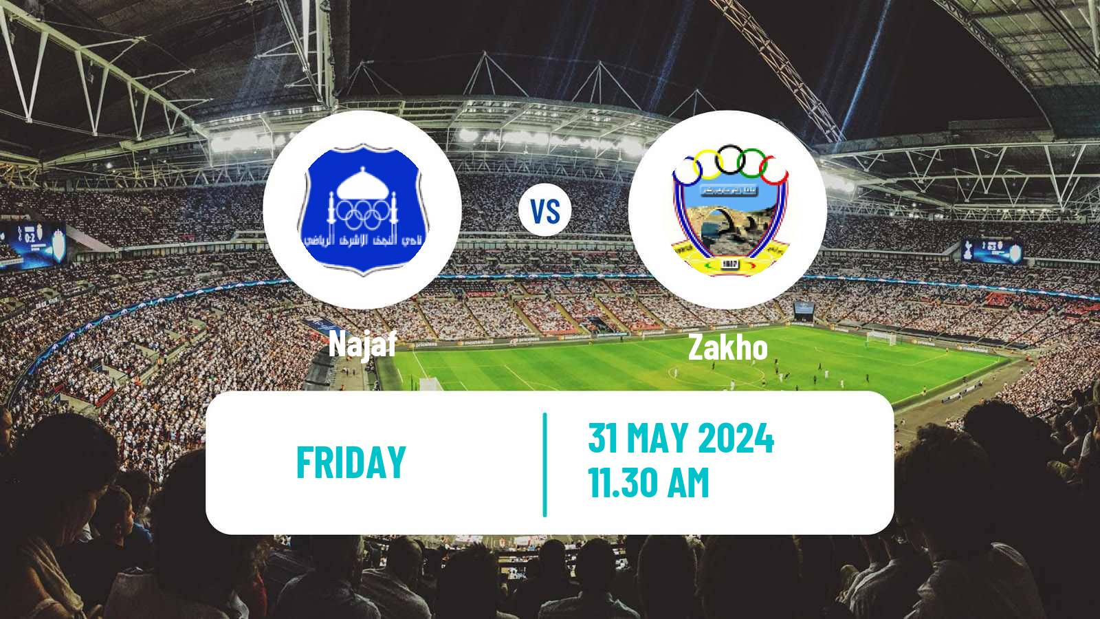 Soccer Iraqi Premier League Najaf - Zakho