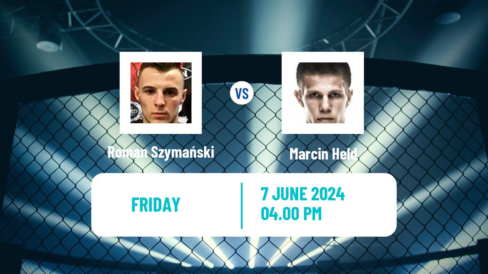 MMA Lightweight Ksw Men Roman Szymański - Marcin Held