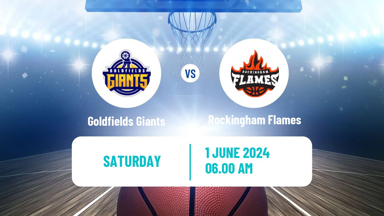 Basketball Australian NBL1 West Women Goldfields Giants - Rockingham Flames