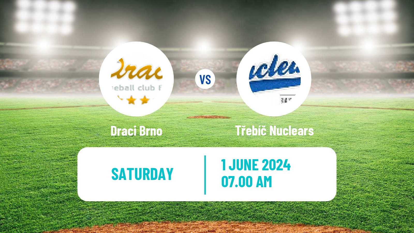 Baseball Czech Extraliga Baseball Draci Brno - Třebíč Nuclears