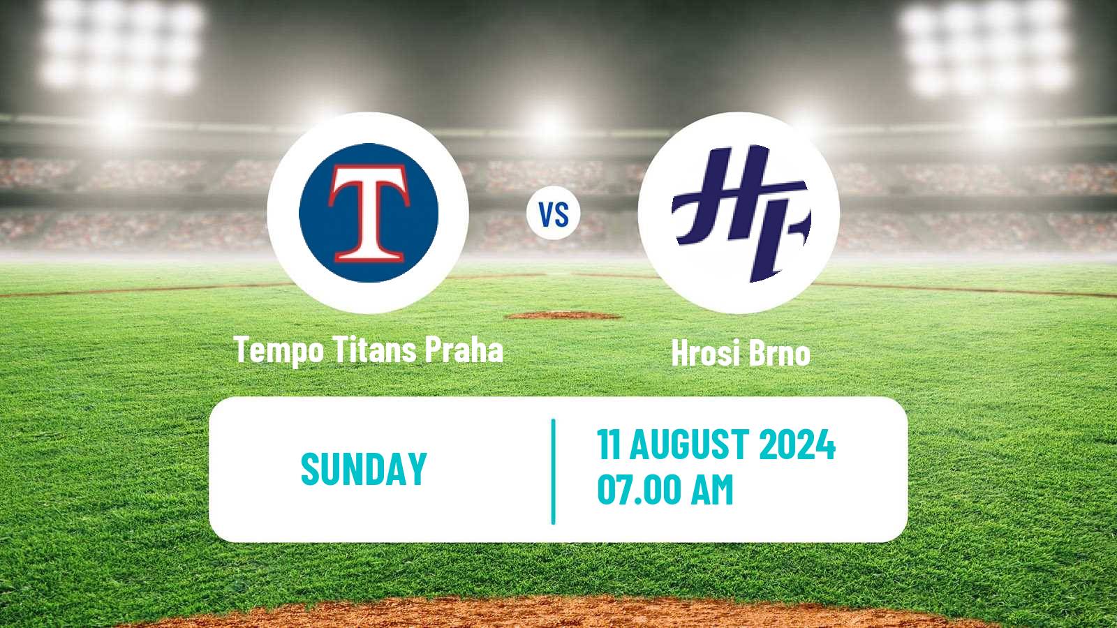 Baseball Czech Extraliga Baseball Tempo Titans Praha - Hrosi Brno