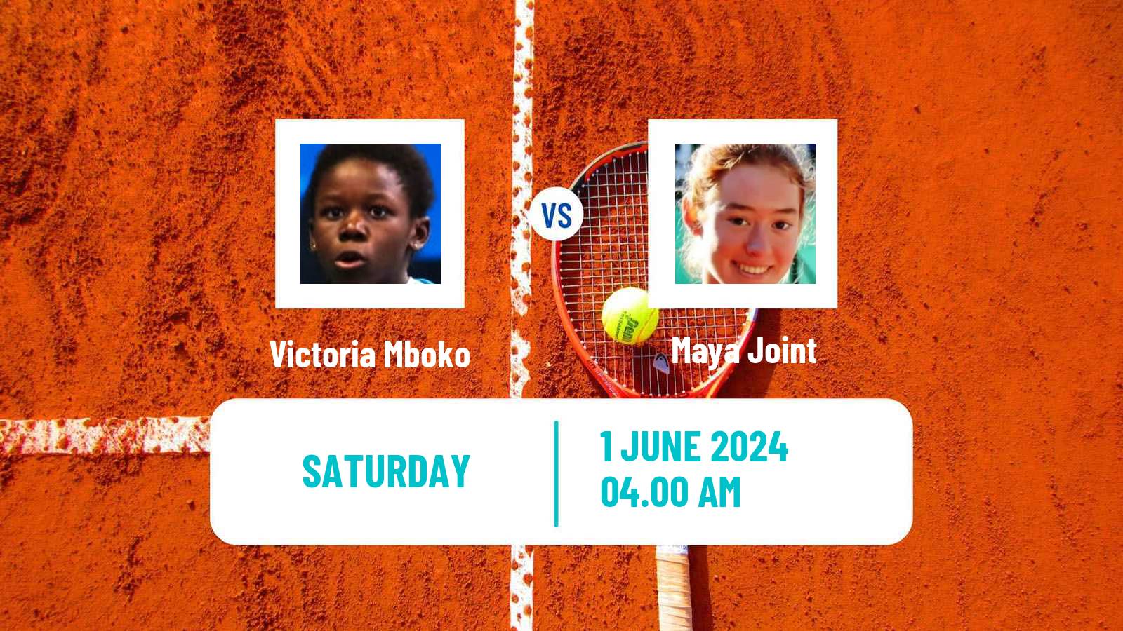 Tennis ITF W50 Otocec 2 Women Victoria Mboko - Maya Joint