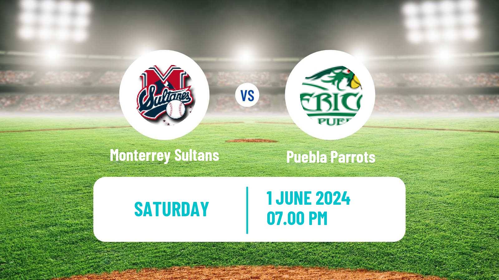 Baseball LMB Monterrey Sultans - Puebla Parrots