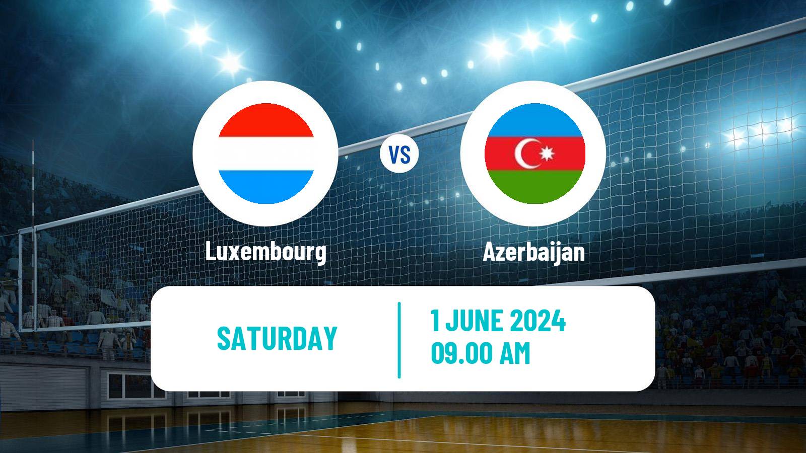 Volleyball Golden European League Volleyball Luxembourg - Azerbaijan