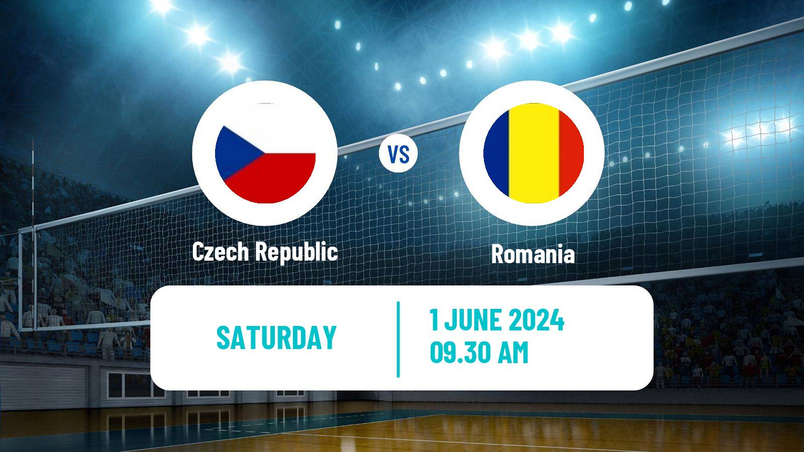 Volleyball Golden European League Volleyball Czech Republic - Romania