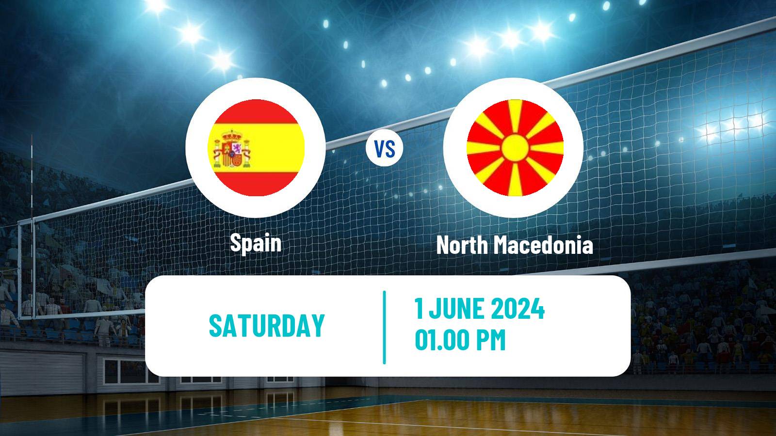 Volleyball Golden European League Volleyball Spain - North Macedonia