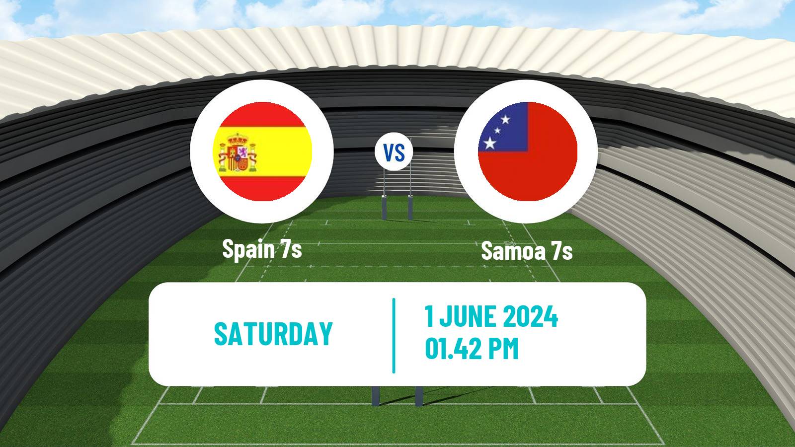 Rugby union Sevens World Series - Spain Spain 7s - Samoa 7s