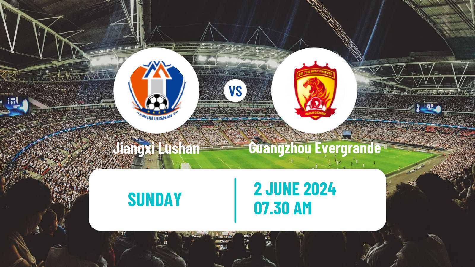 Soccer Chinese Jia League Jiangxi Lushan - Guangzhou Evergrande