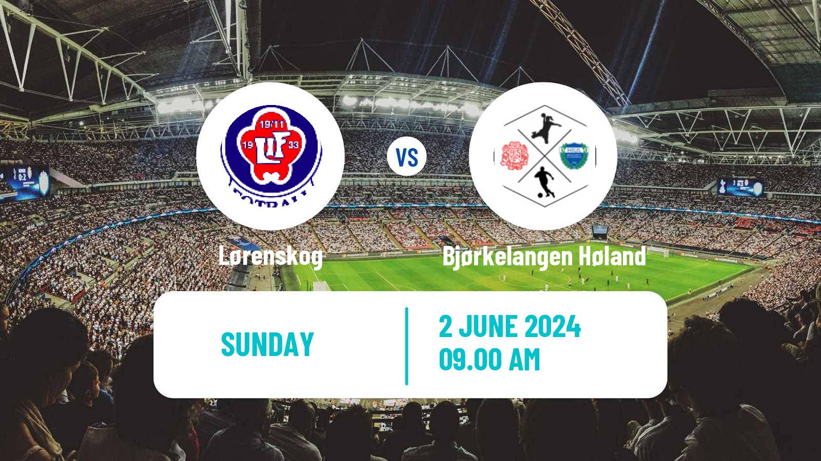 Soccer Norwegian Division 3 - Group 5 Lørenskog - Bjørkelangen Høland