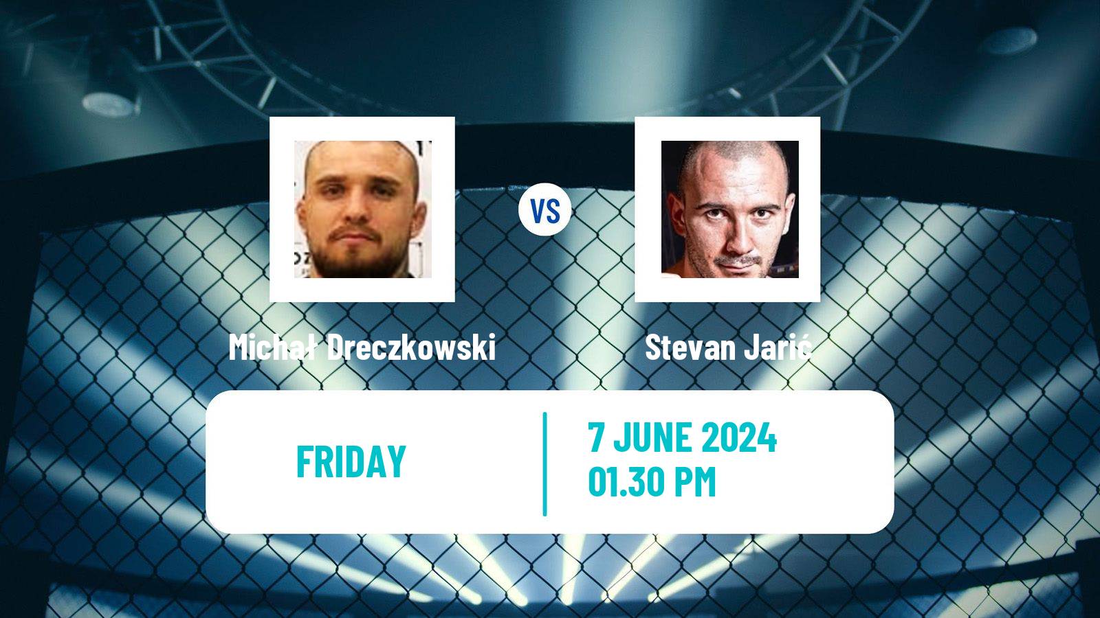 MMA Light Heavyweight Ksw Men Michał Dreczkowski - Stevan Jarić