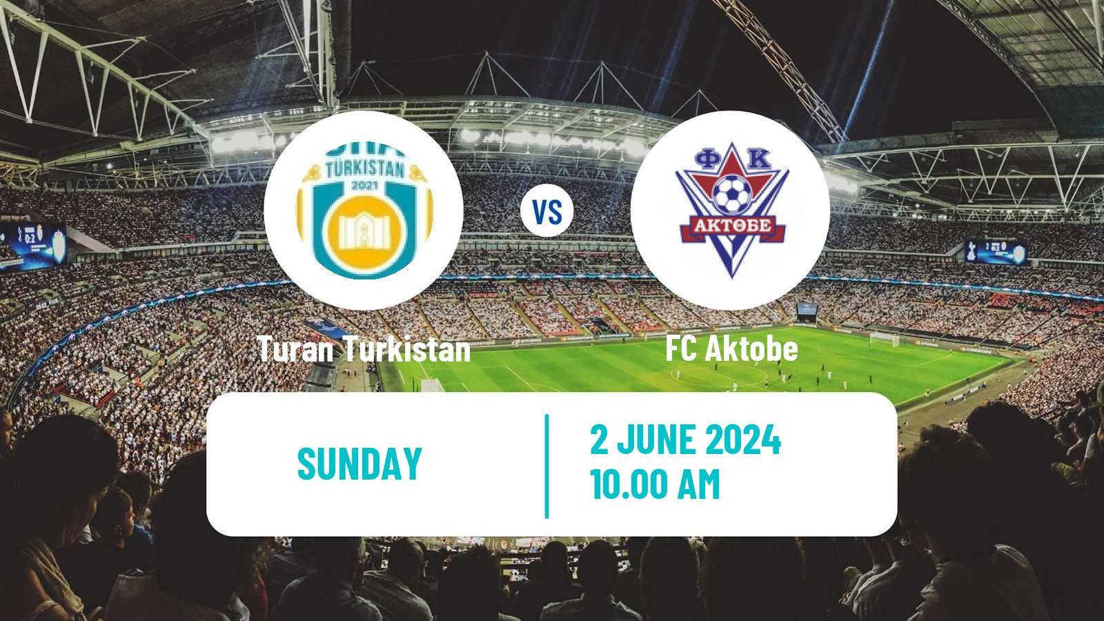 Soccer Kazakh Premier League Turan Turkistan - Aktobe