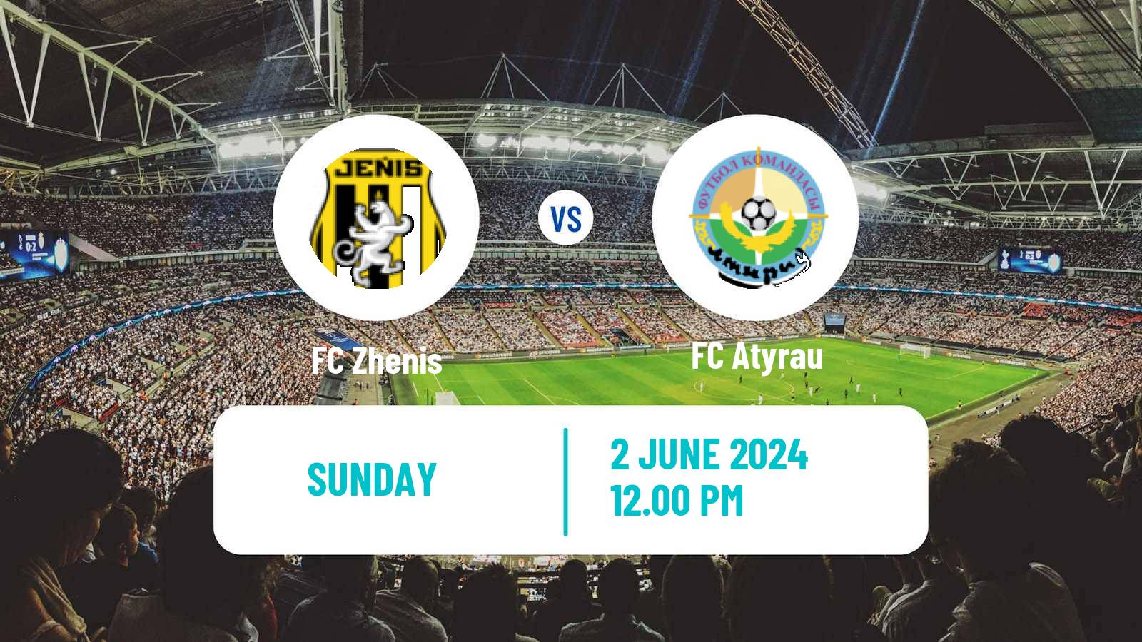 Soccer Kazakh Premier League Zhenis - Atyrau