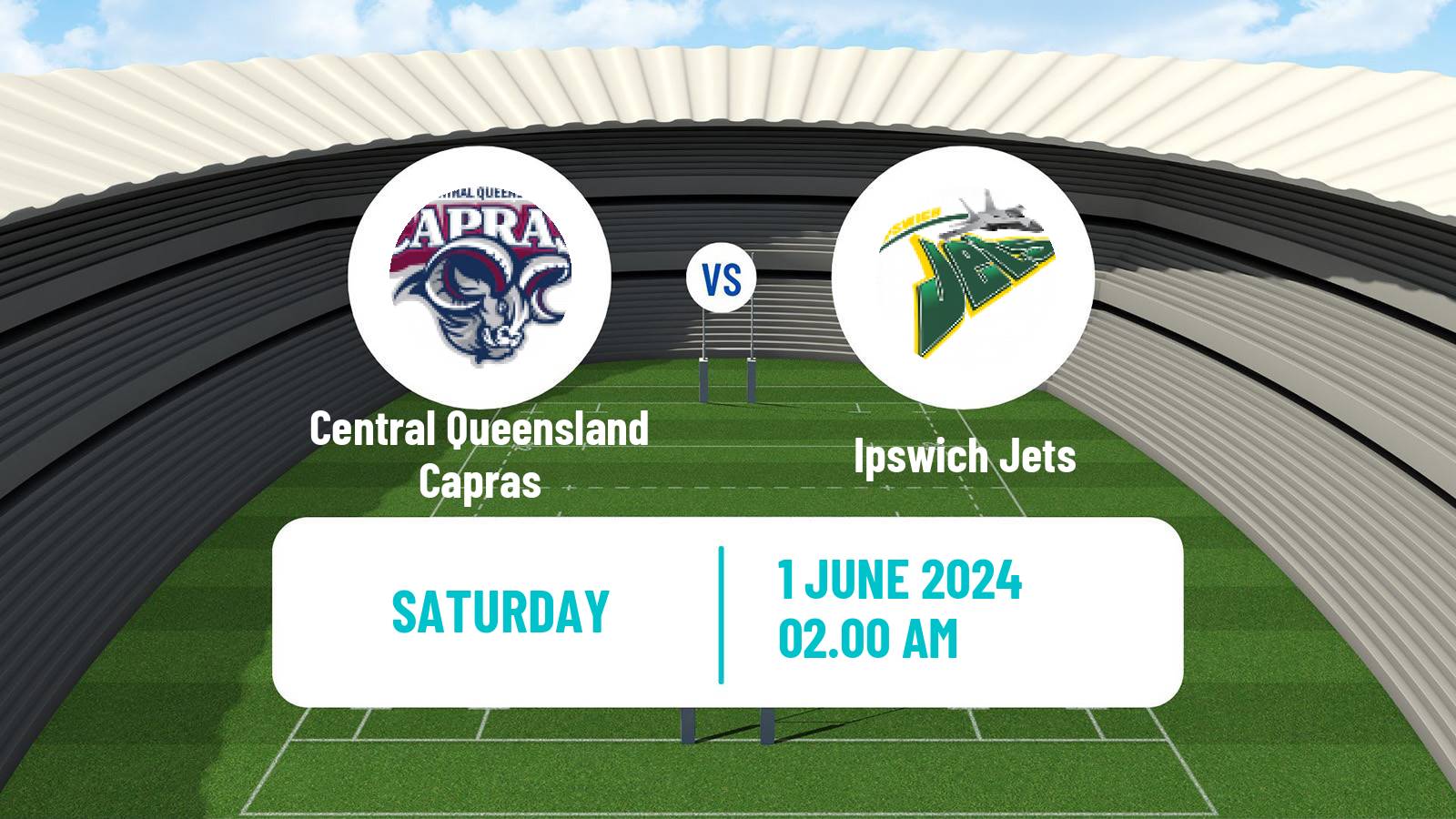 Rugby league Australian Queensland Cup Central Queensland Capras - Ipswich Jets