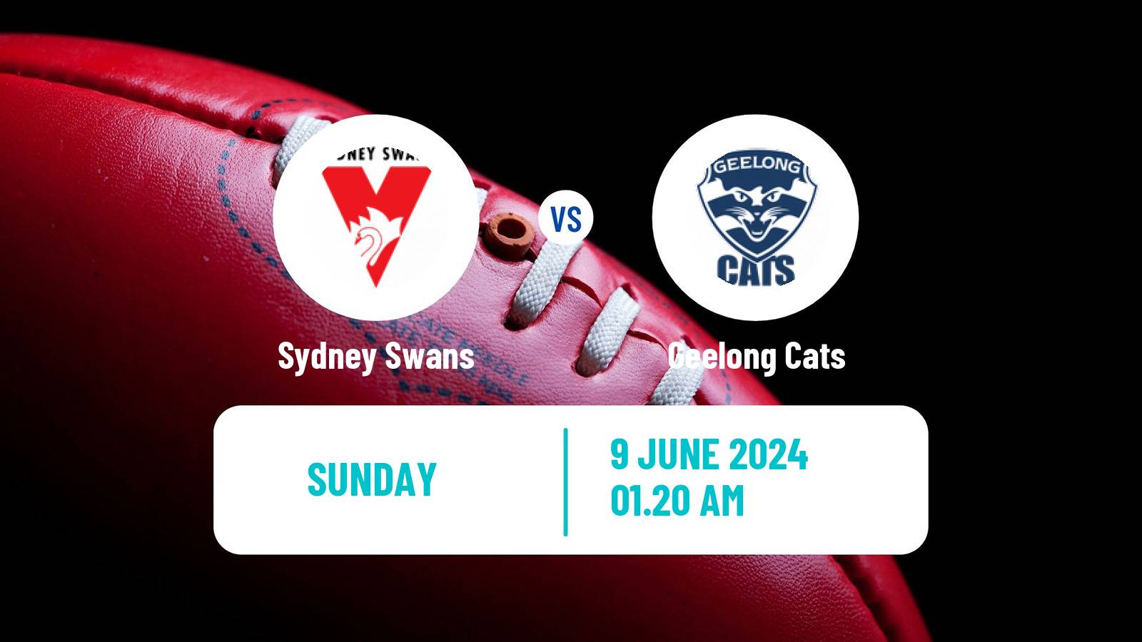 Aussie rules AFL Sydney Swans - Geelong Cats