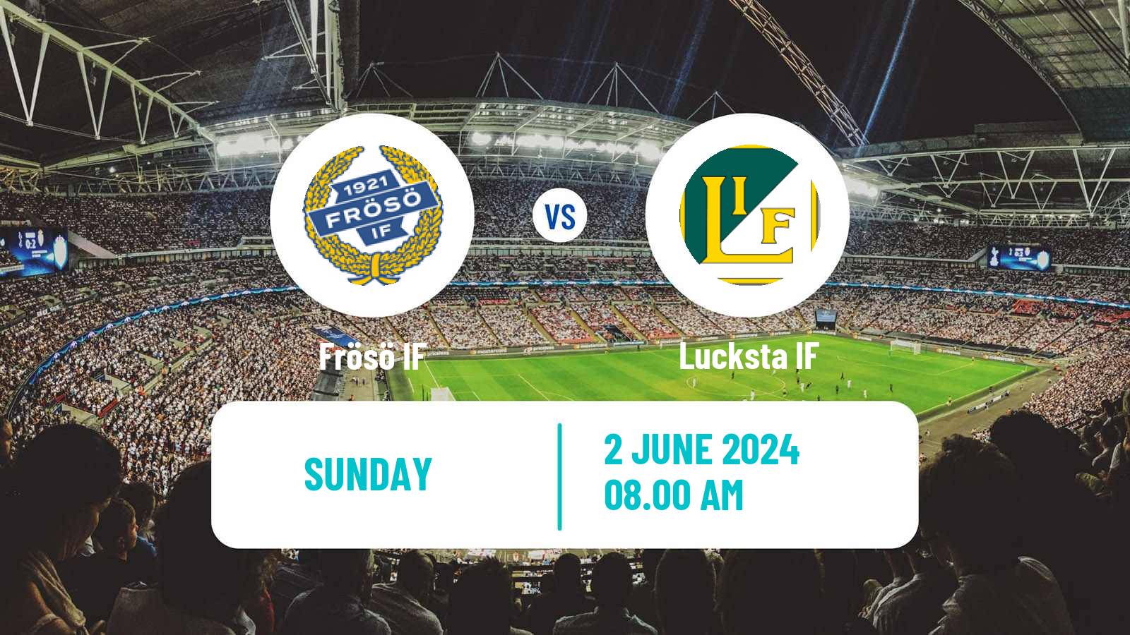 Soccer Swedish Division 2 - Norrland Frösö - Lucksta