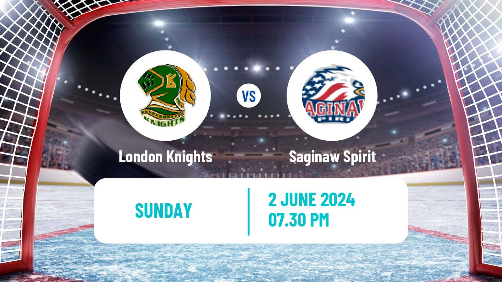 Hockey Memorial Cup London Knights - Saginaw Spirit