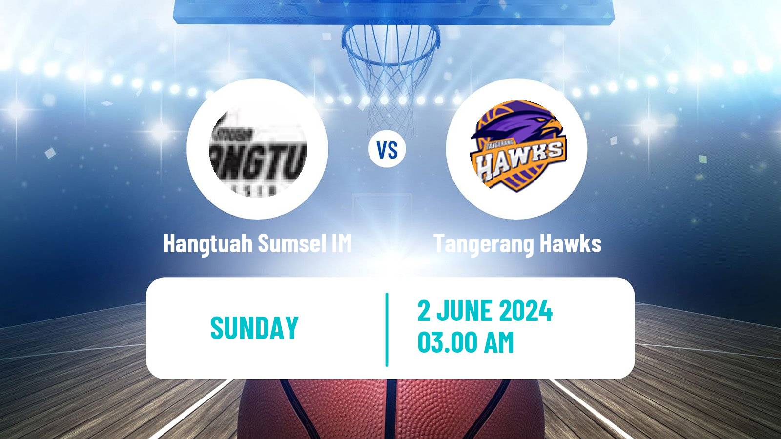 Basketball Indonesian IBL Hangtuah Sumsel IM - Tangerang Hawks
