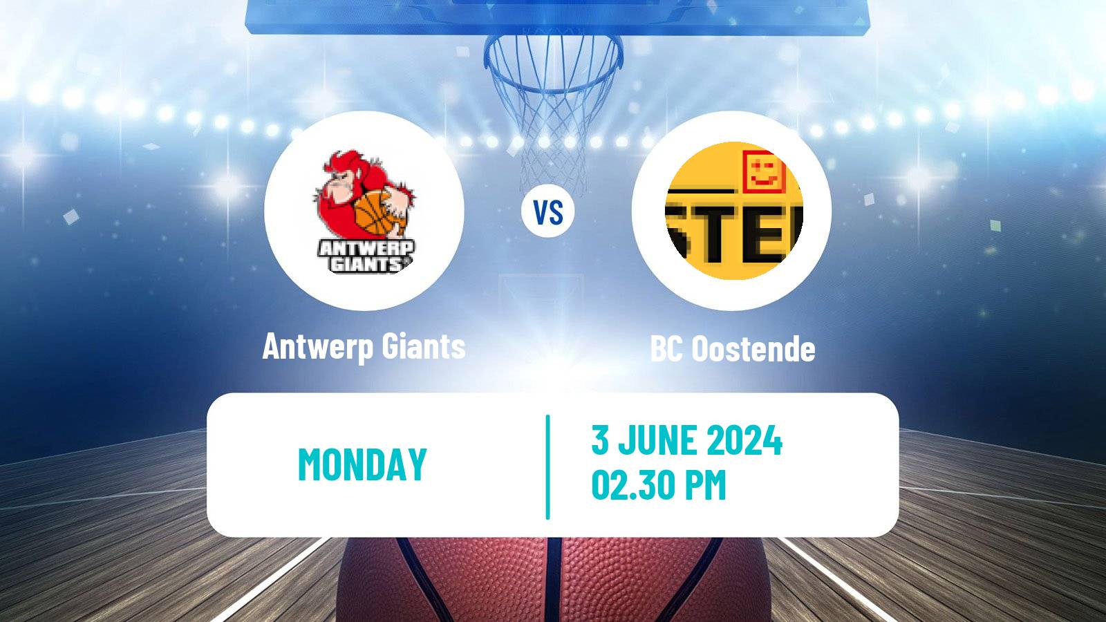 Basketball Belgian Basketball League Antwerp Giants - Oostende