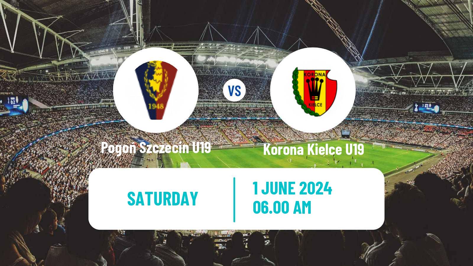 Soccer Polish Central Youth League Pogoń Szczecin U19 - Korona Kielce U19