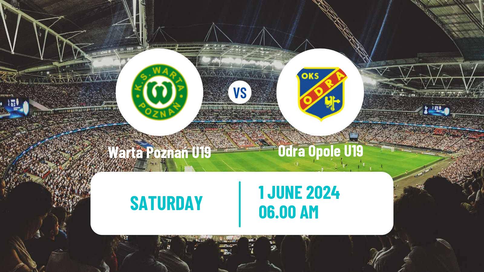 Soccer Polish Central Youth League Warta Poznań U19 - Odra Opole U19