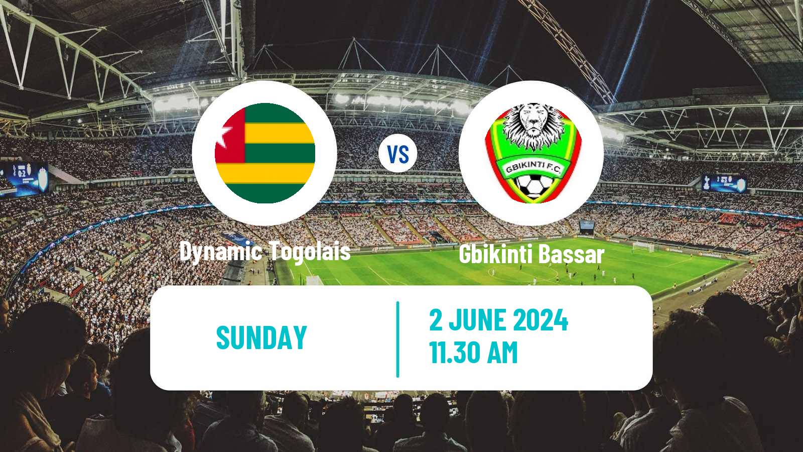Soccer Togolese Championnat National Dynamic Togolais - Gbikinti Bassar