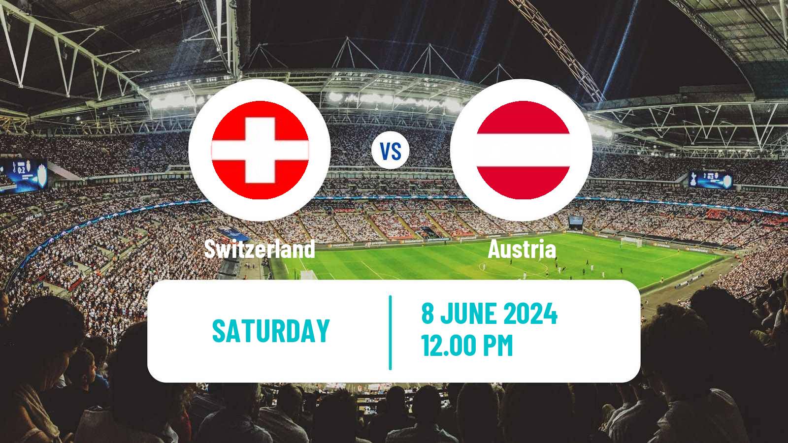 Soccer Friendly Switzerland - Austria