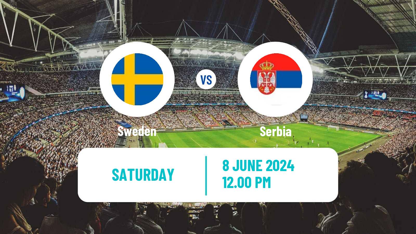 Soccer Friendly Sweden - Serbia
