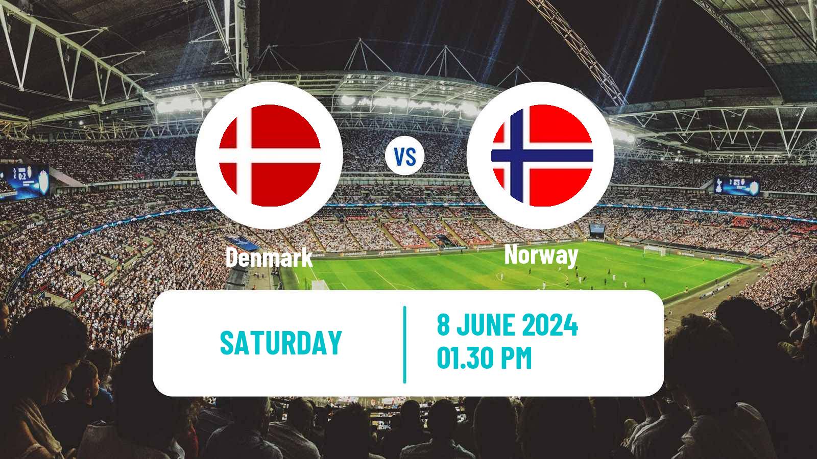 Soccer Friendly Denmark - Norway