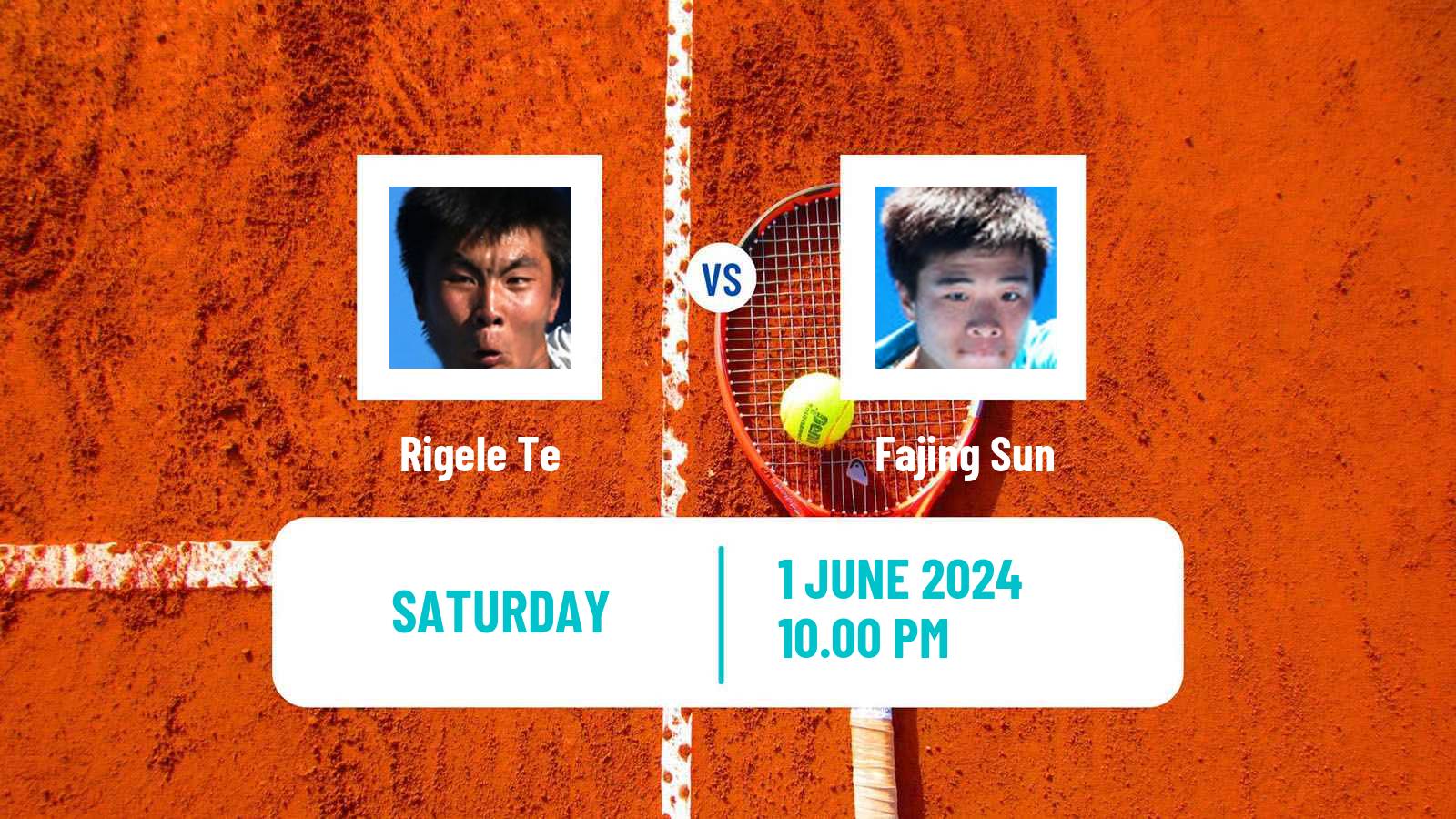 Tennis ITF M25 Baotou Men Rigele Te - Fajing Sun