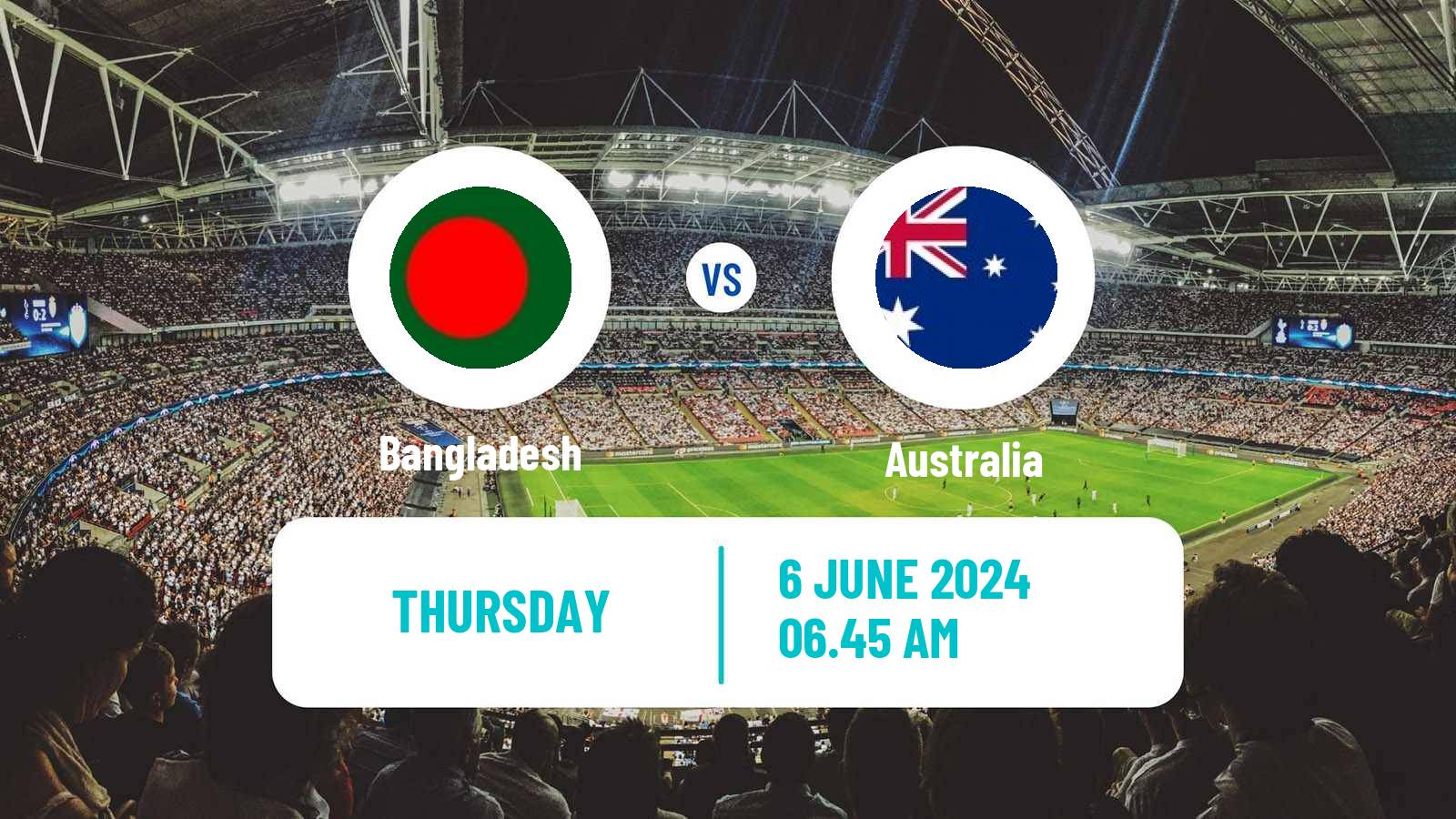 Soccer FIFA World Cup Bangladesh - Australia