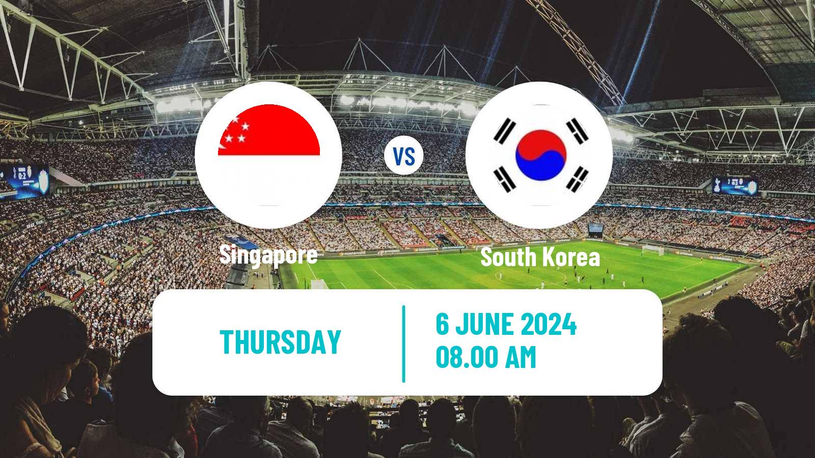 Soccer FIFA World Cup Singapore - South Korea