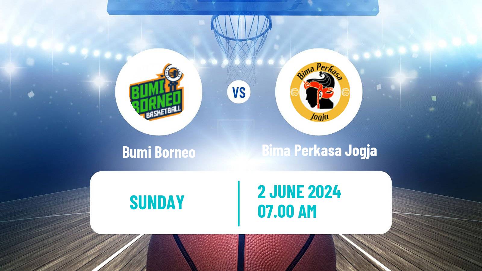 Basketball Indonesian IBL Bumi Borneo - Bima Perkasa Jogja