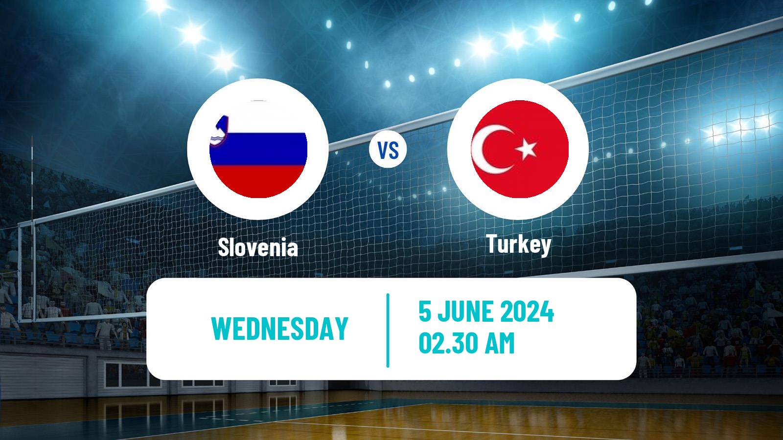 Volleyball Nations League Volleyball Slovenia - Turkey