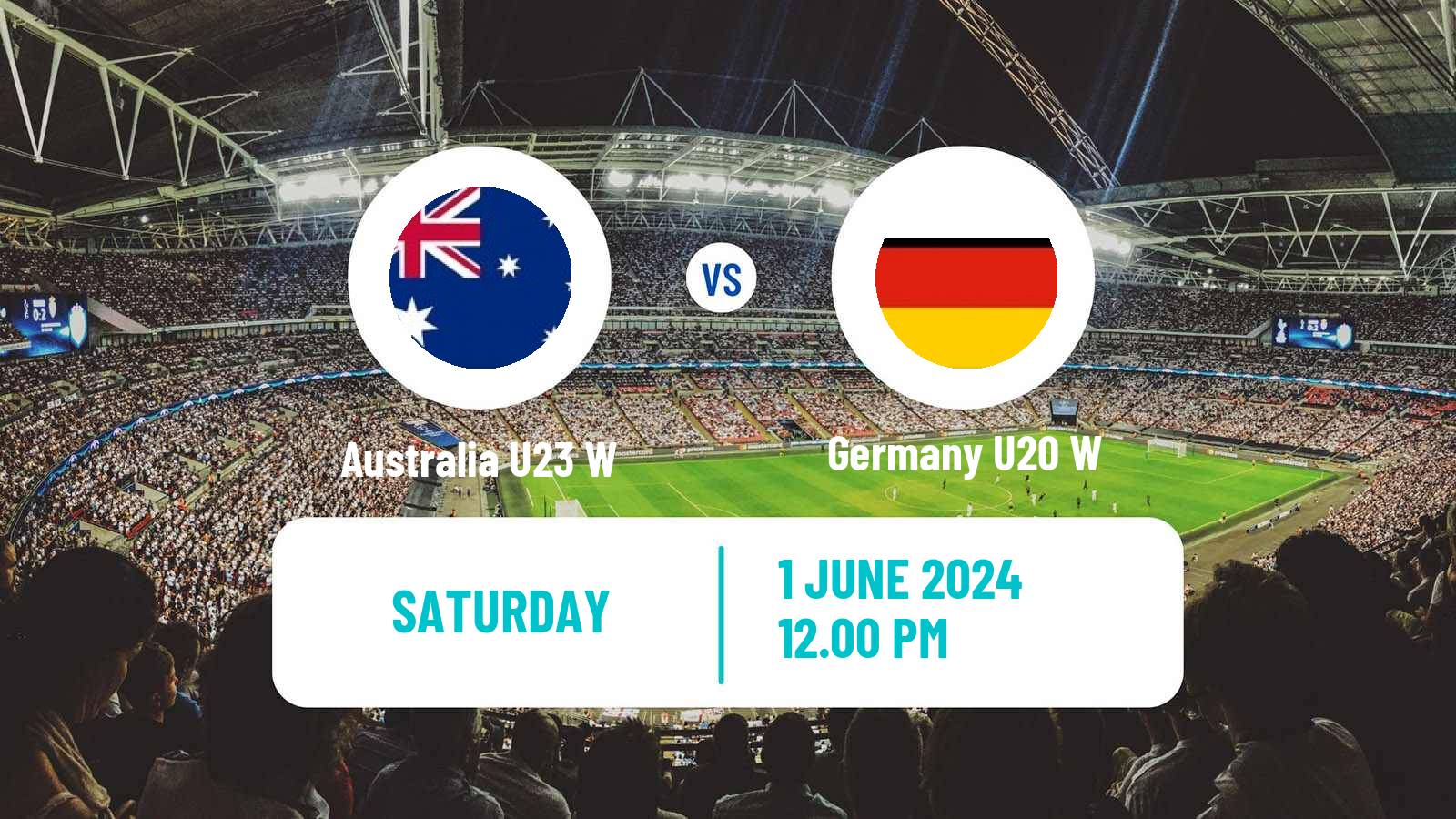 Soccer Friendly International Women Australia U23 W - Germany U20 W