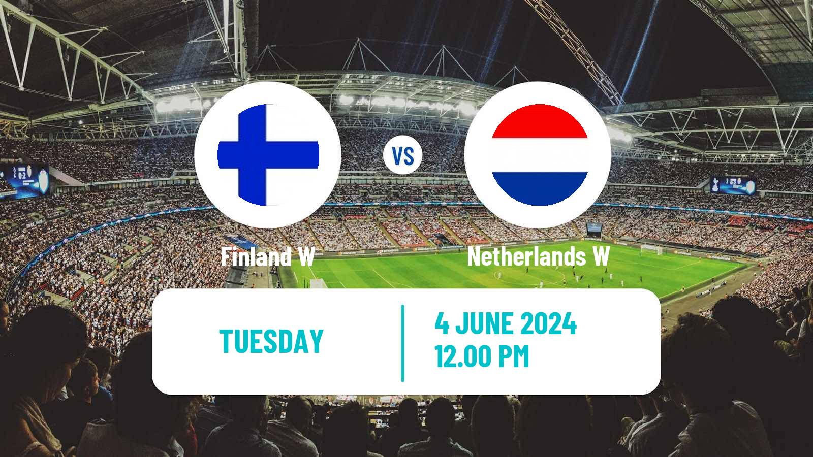 Soccer UEFA Euro Women Finland W - Netherlands W