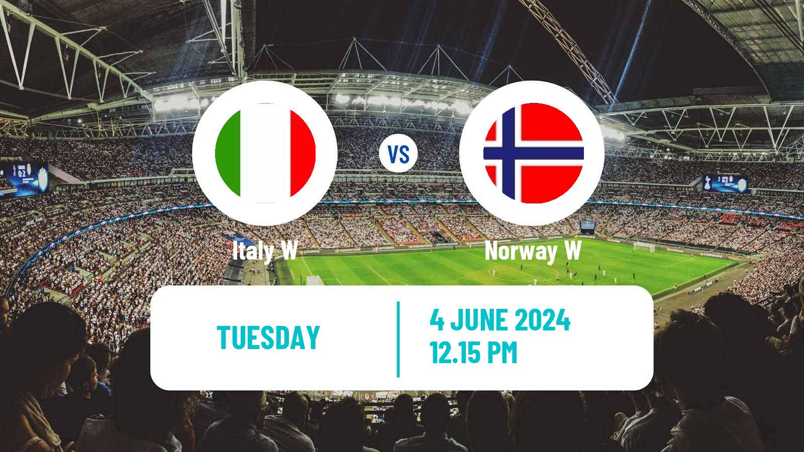 Soccer UEFA Euro Women Italy W - Norway W