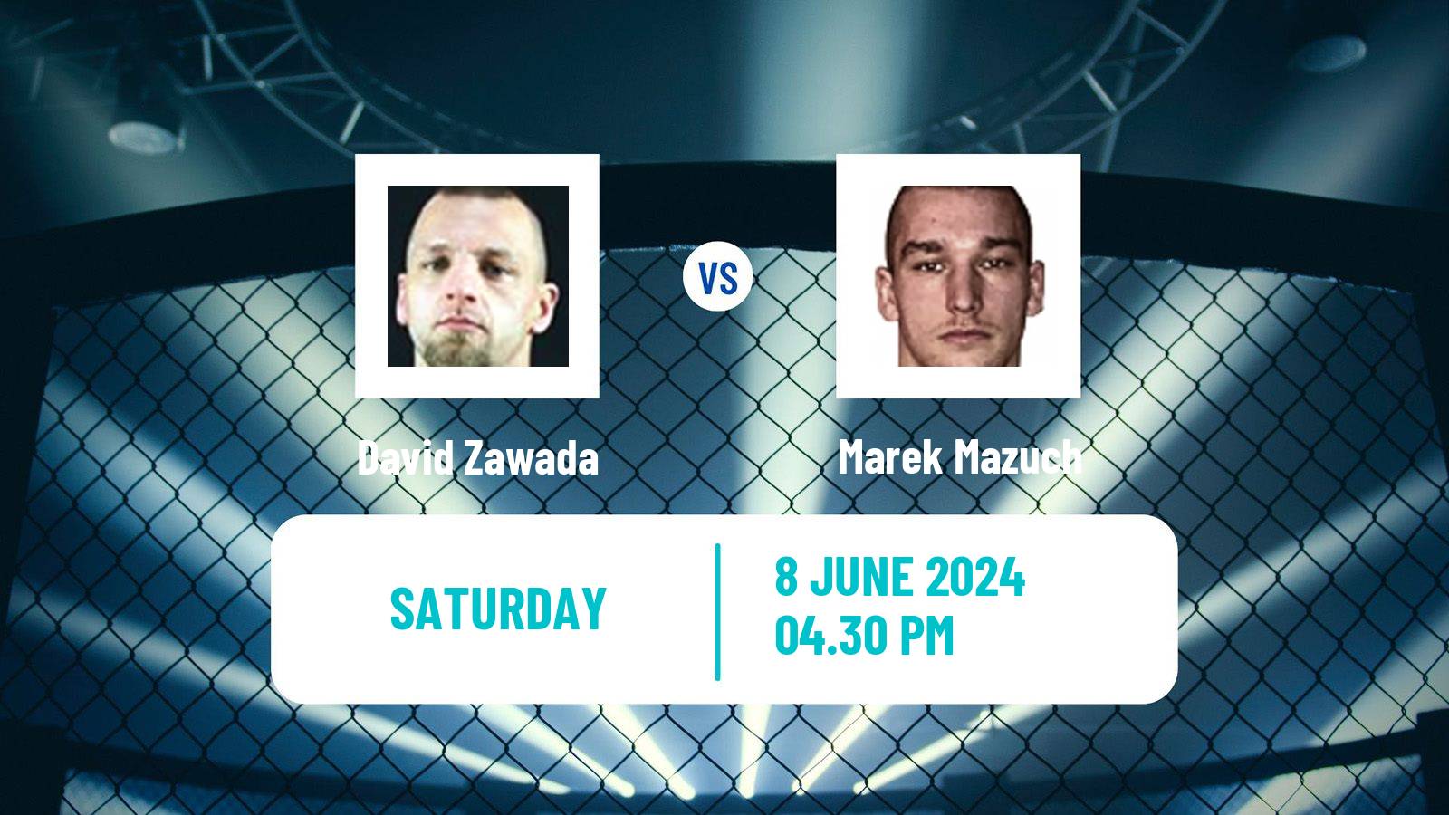 MMA Middleweight Oktagon Men David Zawada - Marek Mazuch