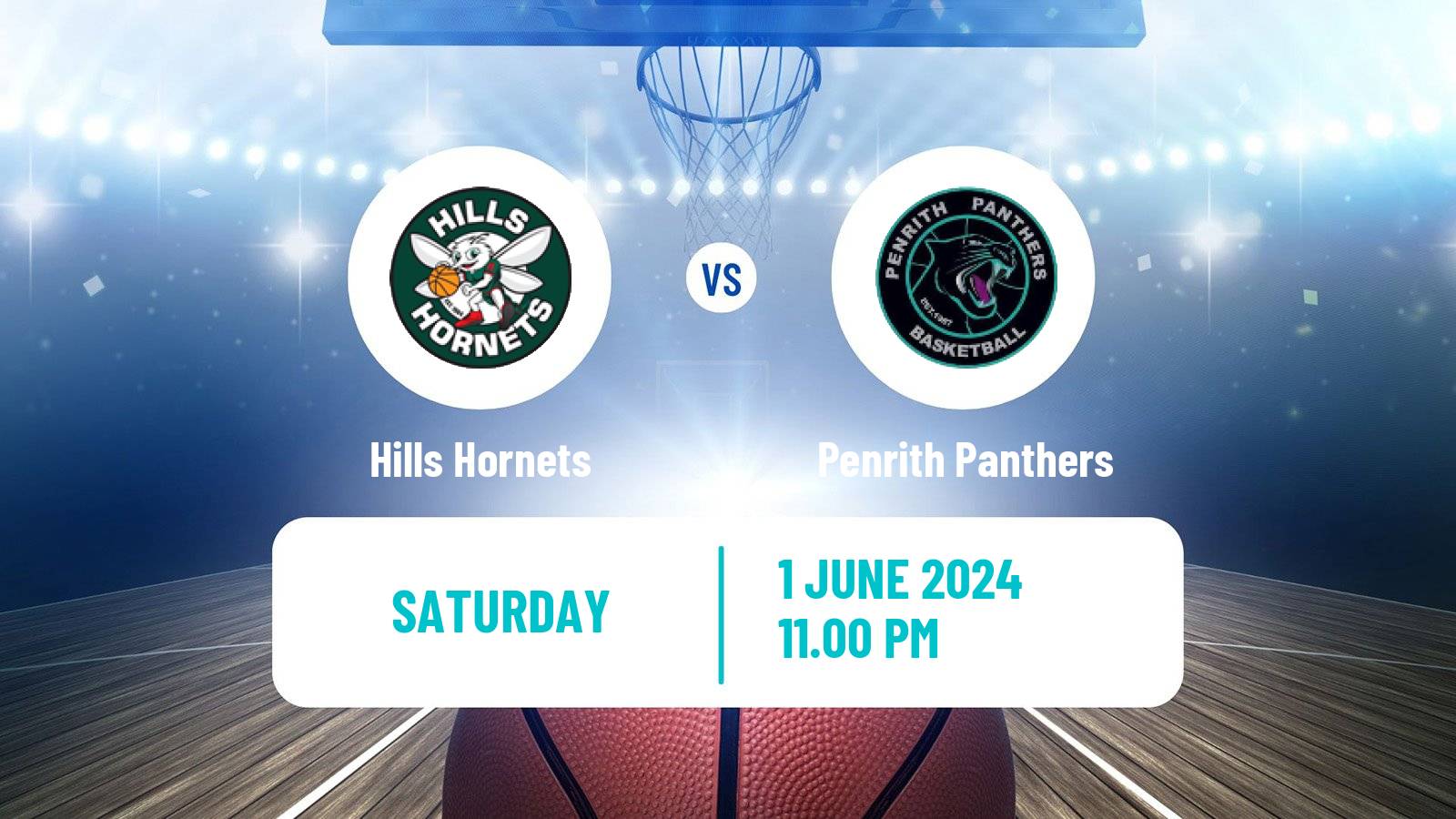 Basketball Australian NBL1 East Hills Hornets - Penrith Panthers