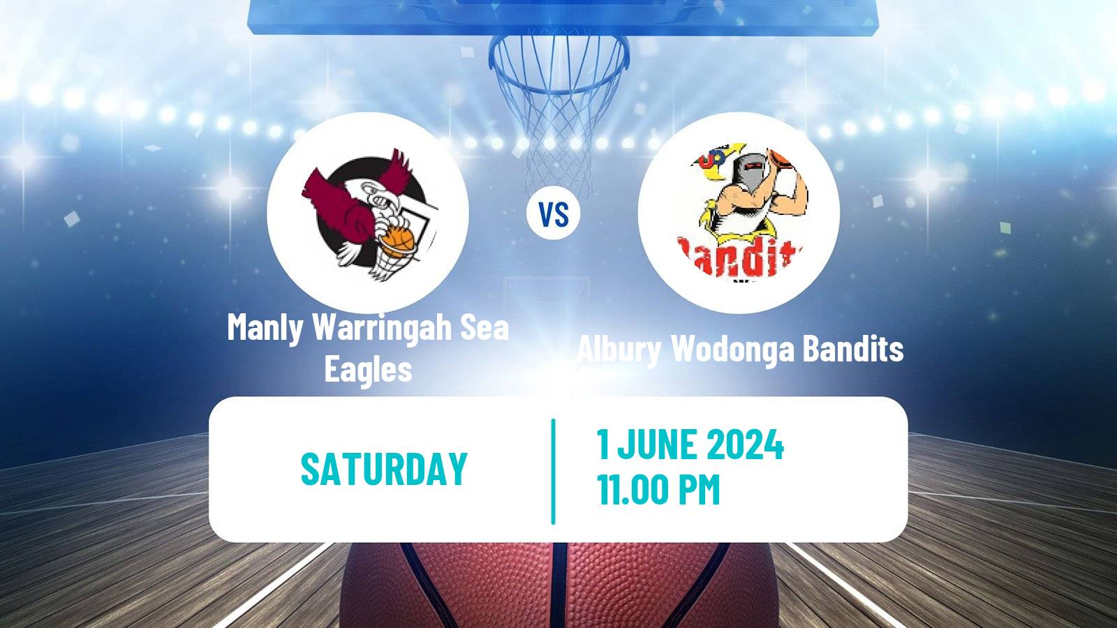 Basketball Australian NBL1 East Women Manly Warringah Sea Eagles - Albury Wodonga Bandits
