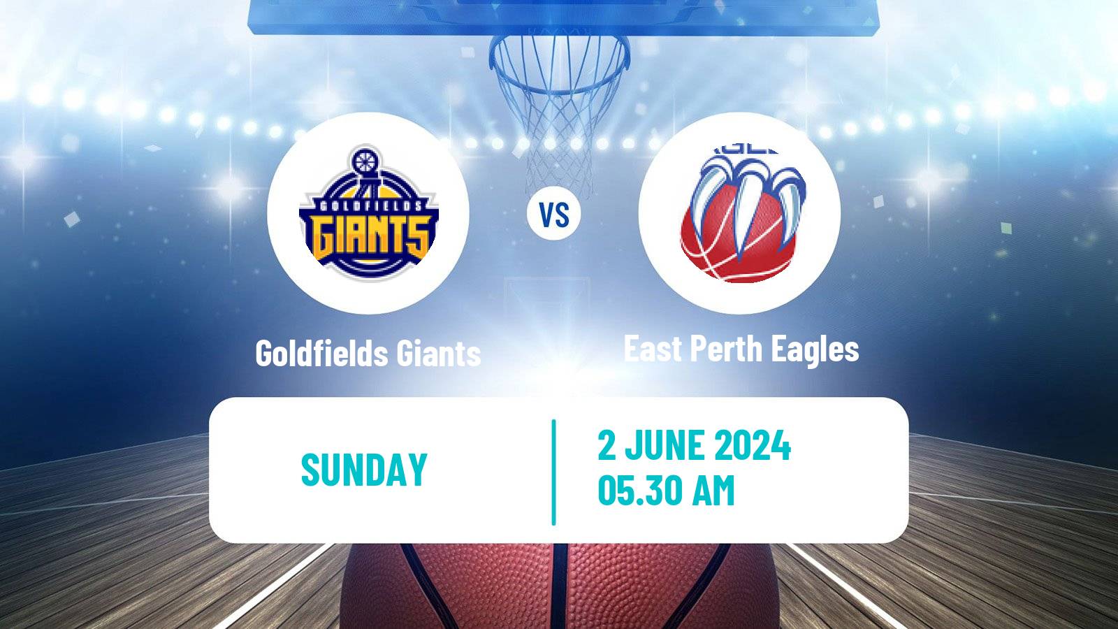 Basketball Australian NBL1 West Women Goldfields Giants - East Perth Eagles