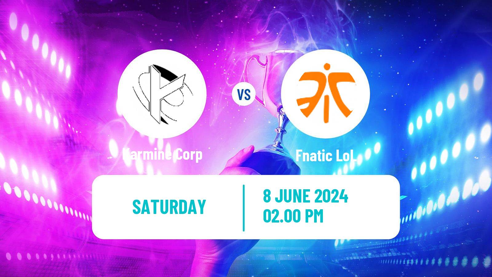 Esports League Of Legends Lec Karmine Corp - Fnatic