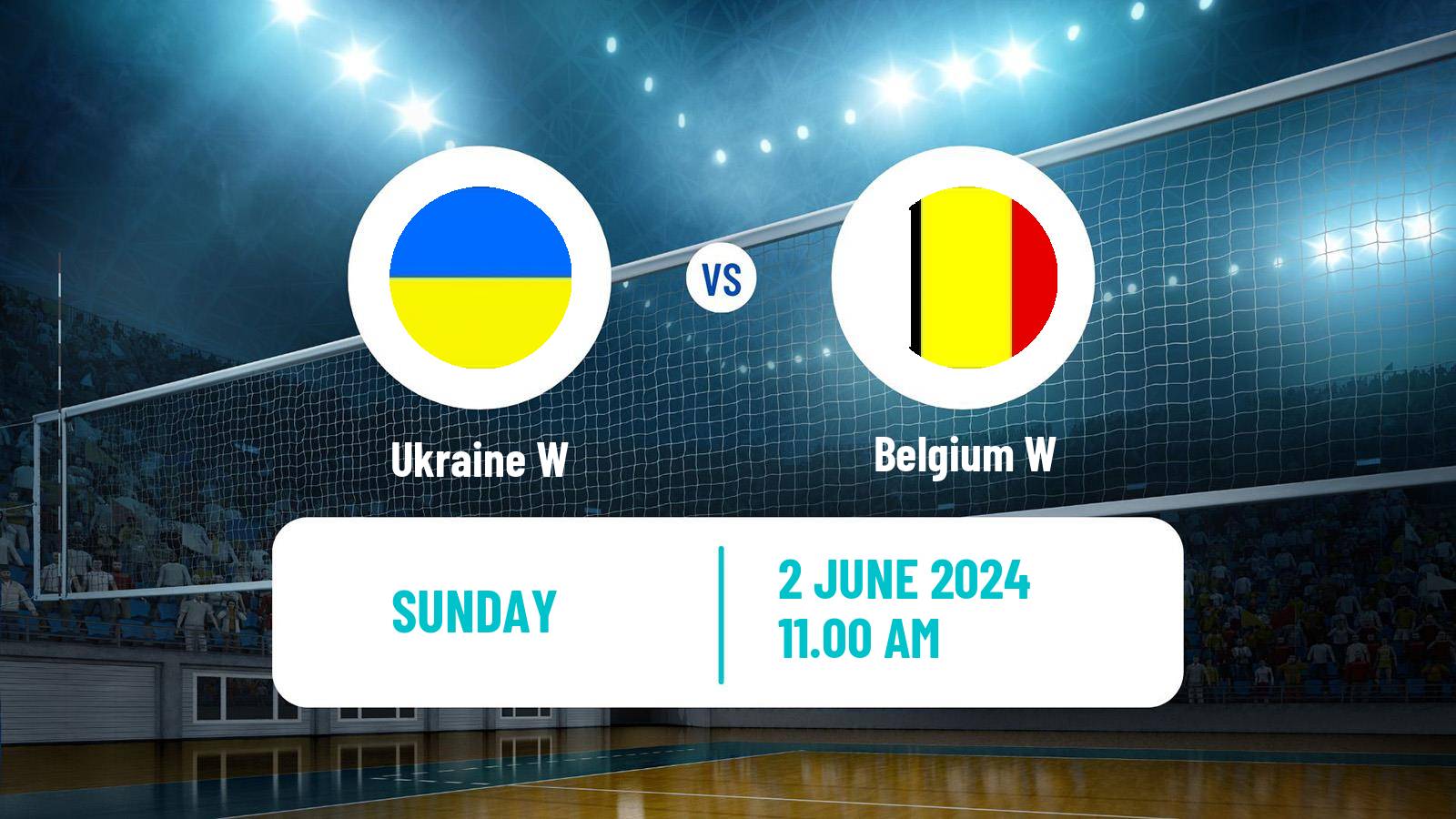 Volleyball Golden European League Volleyball Women Ukraine W - Belgium W