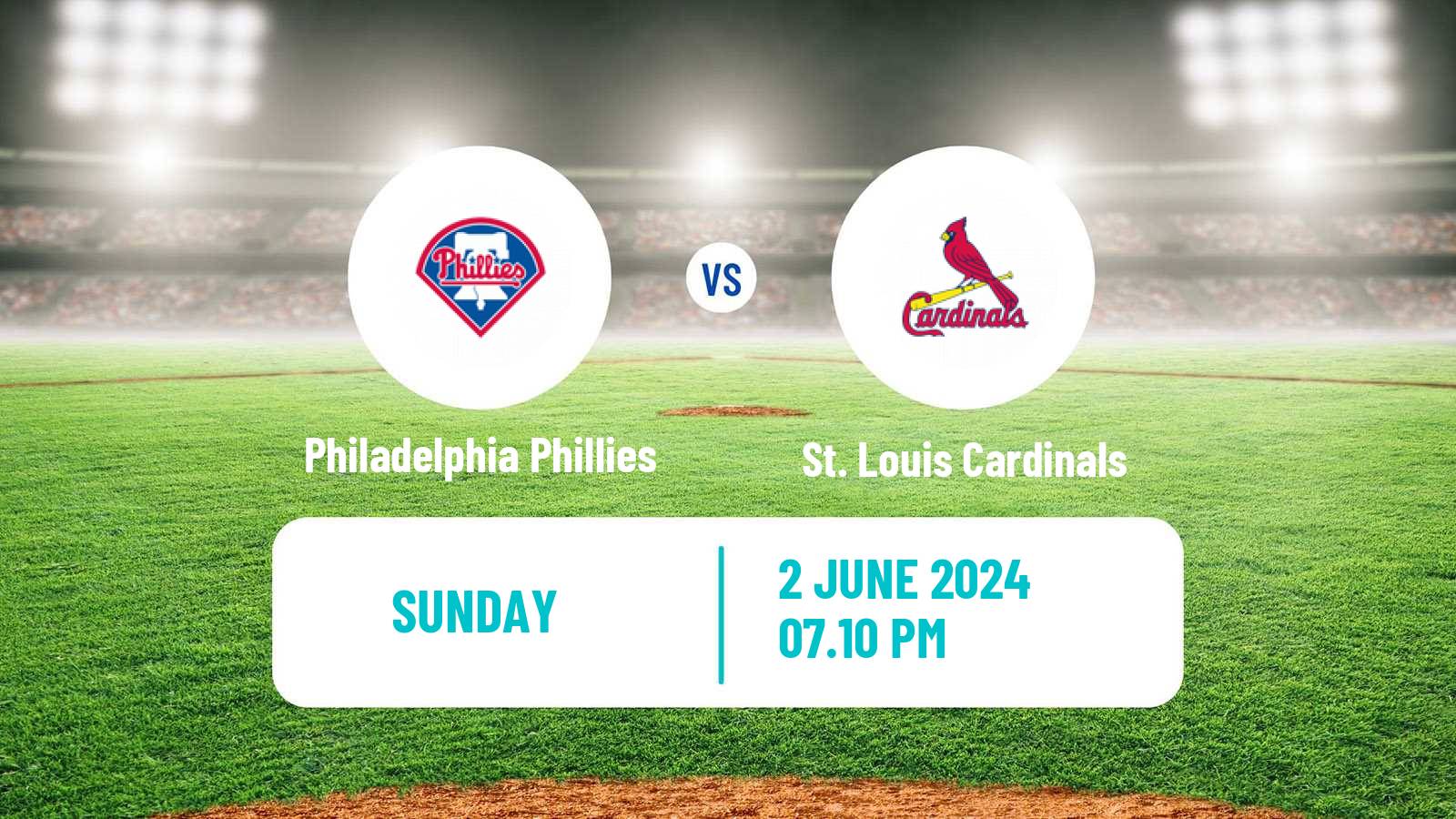 Baseball MLB Philadelphia Phillies - St. Louis Cardinals