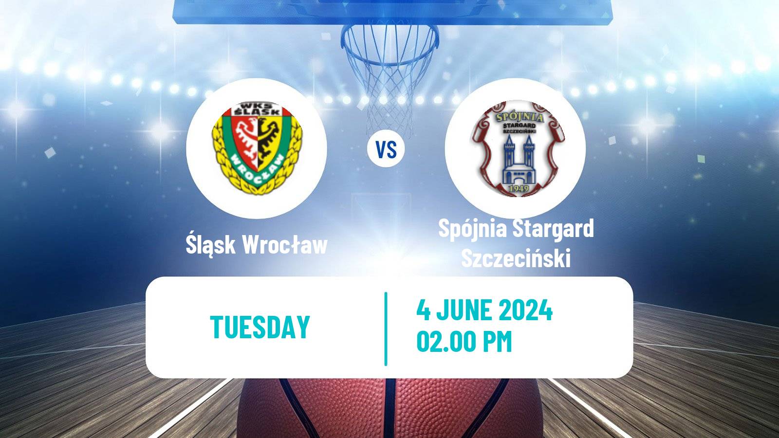 Basketball Polish Basket Liga Śląsk Wrocław - Spójnia Stargard Szczeciński