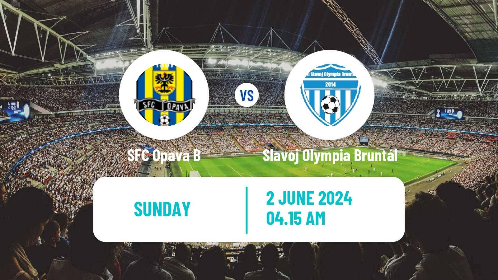 Soccer Czech Division F Opava B - Slavoj Olympia Bruntál