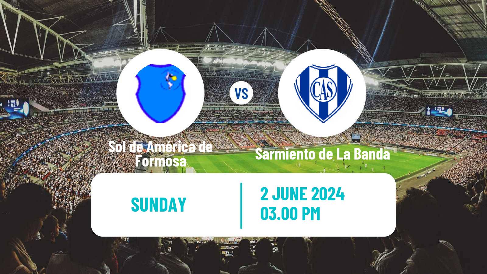 Soccer Argentinian Torneo Federal Sol de América de Formosa - Sarmiento de La Banda