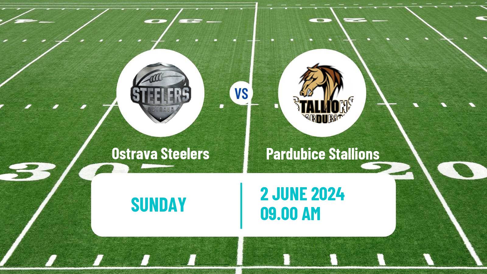 American football Czech CLAF Ostrava Steelers - Pardubice Stallions