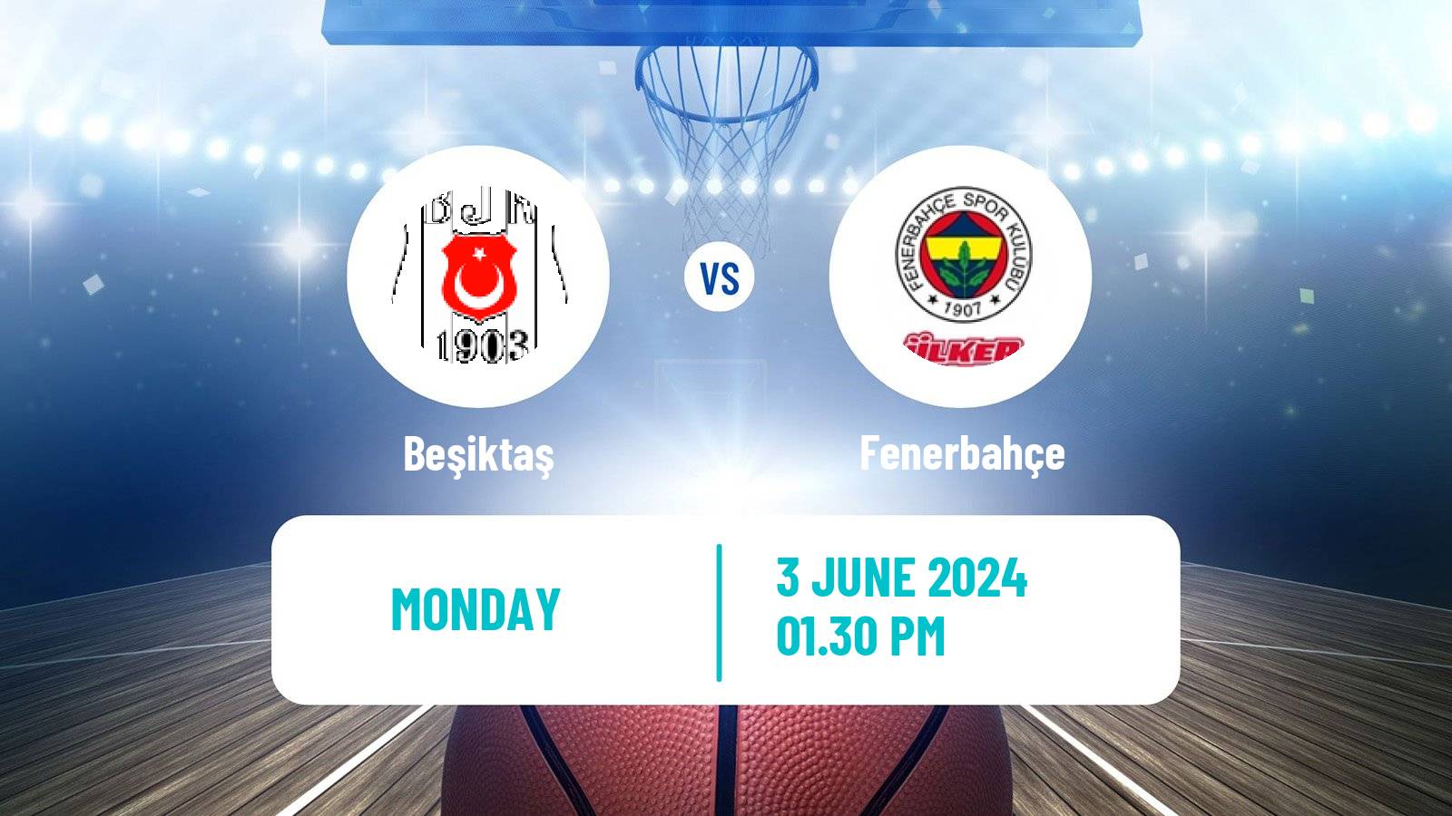 Basketball Turkish Basketball Super Ligi Beşiktaş - Fenerbahçe
