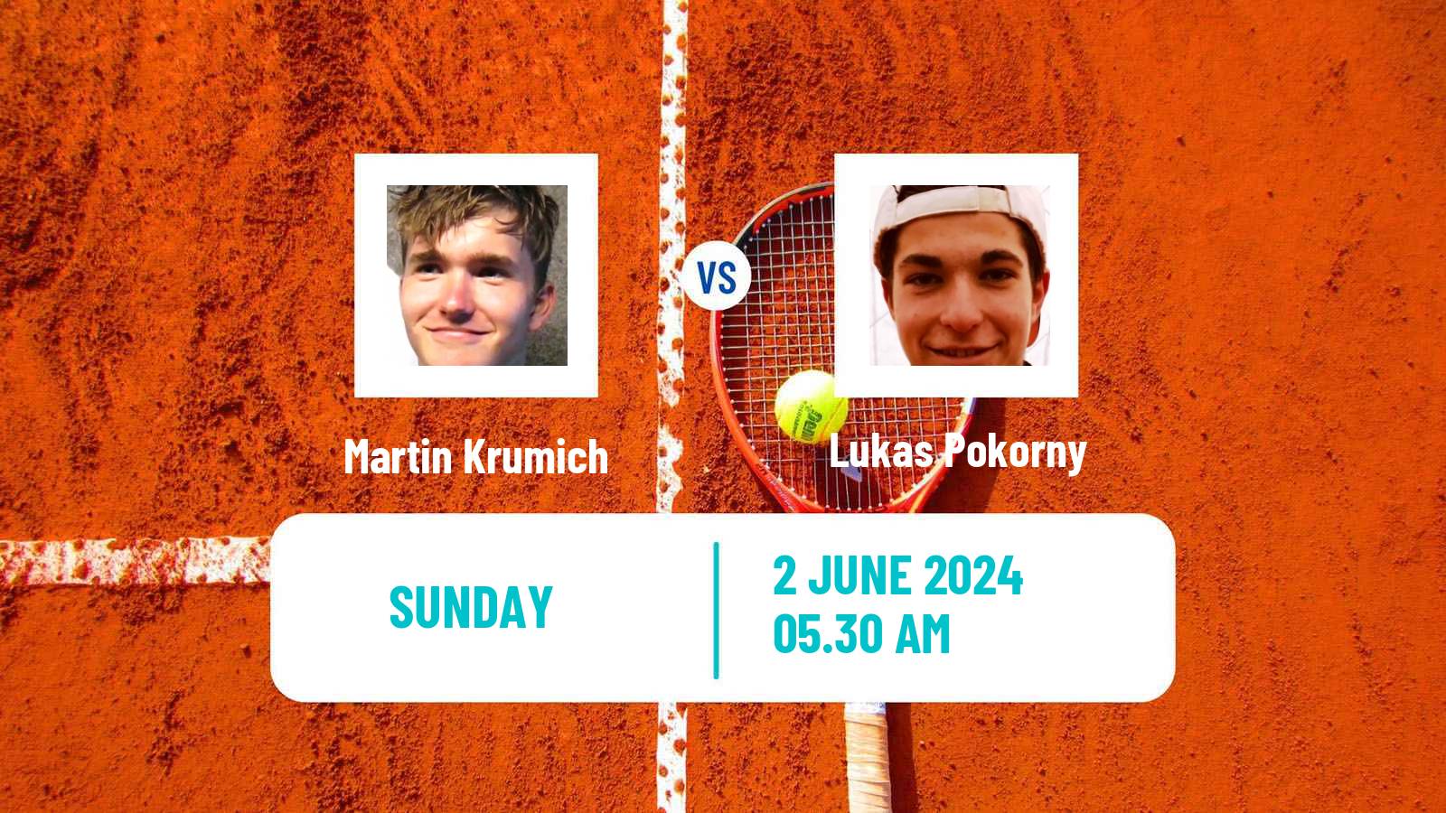 Tennis Prostejov Challenger Men Martin Krumich - Lukas Pokorny